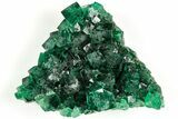 Fluorescent Green Fluorite Cluster - Diana Maria Mine, England #208843-1